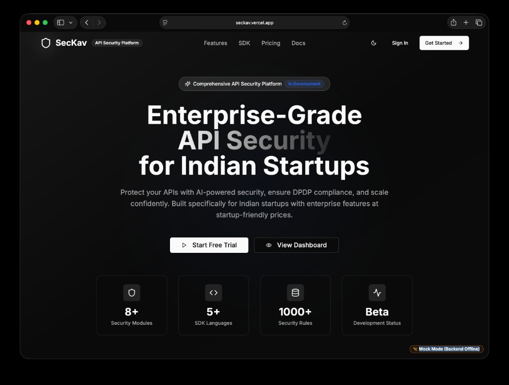 SecKav Security SDK project screenshot